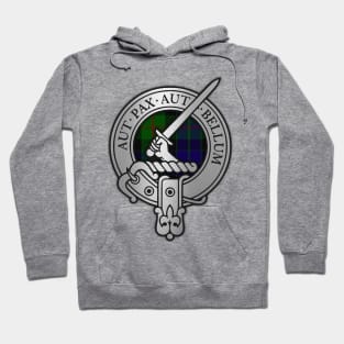 Clan Gunn Crest & Tartan - Latin Hoodie